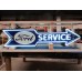 New Ford Service Arrow Double-Sided Porcelain Neon - 72"W x 18"H